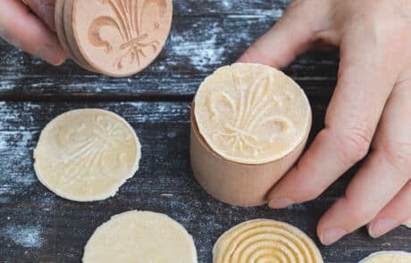 Corzetti Stempel im Einsatz